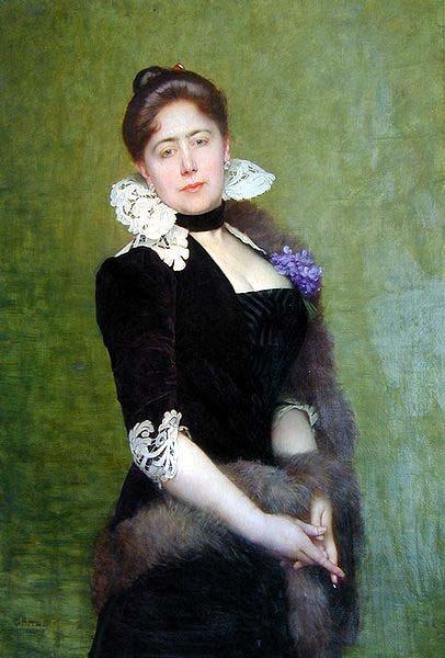 Lefebvre, Jules Joseph Portrait of a Lady